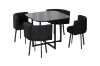 Picture of Test No Order - FREEMAN Space Saver 5PC Dining Set (Black)