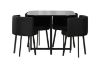 Picture of Test No Order - FREEMAN Space Saver 5PC Dining Set (Black)