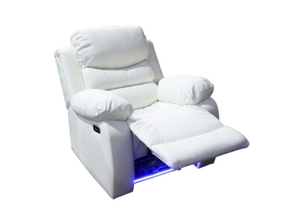 Picture of Test No Order - MODENA Power Reclining Sofa with LED (White) - 1R (Arm Chair)