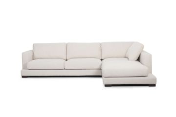 Picture of Test No Order - LONDON Feather-Filled Sectional Fabric Sofa - Facing Right