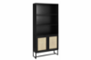 Picture of Test No Order - SAILOR 168cmx80cm Bookshelf with Rattan Design (Black)