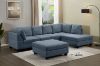 Picture of Test No Order - LIBERTY Sectional Fabric Sofa with Ottoman (Dark Grey)