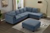 Picture of Test No Order - LIBERTY Sectional Fabric Sofa with Ottoman (Dark Grey)