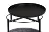 Picture of Test No Order - SASAKI Simple End Table with Basket and Removable Tray (Black)