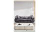 Picture of Test No Order - PIEDMONT Chesterfield Velvet Sofa Range (Grey) - 3+2 Sofa Set