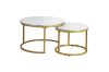 Picture of Test No Order - LUIS Nesting Table (Gold/White)