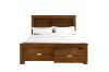 Picture of Test No Order - KASLYN Queen/Super King Bed Frame with Drawers & Shelves