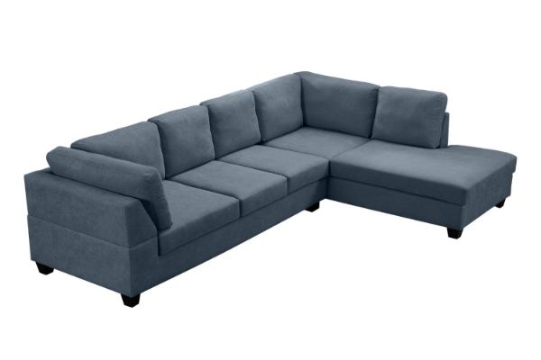 Picture of Test No Order - LIBERTY Sectional Fabric Sofa (Dark Grey) - Facing Right without Ottoman