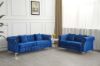 Picture of Test No Order - BONA 3/2/1 Seater Velvet Sofa Range (Blue)