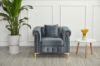 Picture of Test No Order - BONA Velvet Sofa Range  (Grey) - 3 Seater