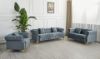 Picture of Test No Order - BONA Velvet Sofa Range  (Grey) - 3 Seater