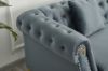 Picture of Test No Order - BONA Velvet Sofa Range  (Grey) - 3 Seater