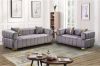 Picture of Test No Order - VEGAS Chesterfield Velvet  Sofa (Grey) - 3+2 Sofa Set