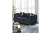 Picture of Test No Order - VEGAS Chesterfield Velvet  Sofa (Black)  - 3+2 Sofa Set