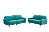 Picture of Test No Order - ZEN Fabric Sofa Range with Metal Legs (Green) - 2 Seater