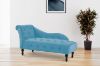 Picture of Test No Order - ZOE Velvet Flared Arm Chaise Lounge (Blue)