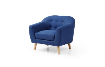 Picture of Test No Order - BRACKE Fabric Sofa Range (Blue) - 1 Seater