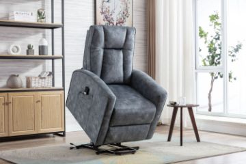 Picture of Test No Order - ADINA Air Leather Power Lift Chair (Grey)