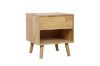 Picture of Test No Order - FOREST DREAM  Solid Rubberwood 1-Drawer Bedside Table