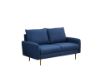 Picture of Test No Order - ZEN 3/2 Seater Fabric Sofa Range with Metal Legs (Dark Blue)