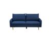 Picture of Test No Order - ZEN 3/2 Seater Fabric Sofa Range with Metal Legs (Dark Blue)