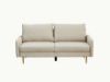 Picture of Test No Order - ZEN 3/2 Seater Fabric Sofa Range with Metal Legs (Beige)