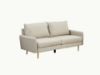 Picture of Test No Order - ZEN 3/2 Seater Fabric Sofa Range with Metal Legs (Beige)