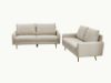 Picture of Test No Order - ZEN 3/2 Seater Fabric Sofa Range with Metal Legs (Beige)