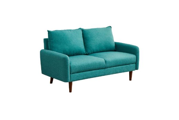 Picture of Test No Order - ZEN Fabric Sofa Range with Solid Wood Legs (Green) - 2 Seater