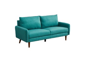 Picture of Test No Order - ZEN Fabric Sofa Range with Solid Wood Legs (Green) - 3 Seater