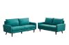 Picture of Test No Order - ZEN 3/2 Seater Fabric Sofa Range with Solid Wood Legs (Green)