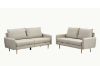 Picture of Test No Order - ZEN 3/2 Seater Fabric Sofa Range with Metal Legs (Beige)