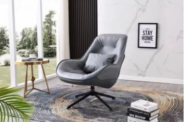 Picture of Test No Order - DAISY 360° Swivel Lounge Chair (Grey)