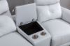 Picture of Test No Order - TOBY Air Leather Home Theater Sofa with USB Port and Reading Lamp