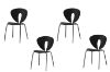 Picture of Test No Order - SLEEKLINE Stackable Dining Chair (Black) - Single