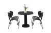 Picture of Test No Order - SLEEKLINE 5PC Dining Set (Black)