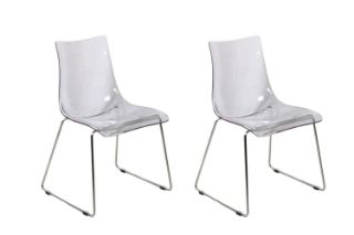 Picture of Test No Order - Crystal Dining Chair (Clear) - 2 Chairs in 1 Carton