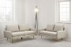 Picture of Test No Order - ZEN 3/2 Seater Fabric Sofa Range with Metal Legs (Beige)