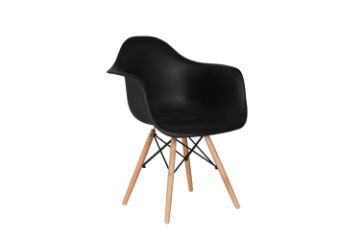 Picture of Test No Order - DAW Replica Eames Dining Armchair (Black)