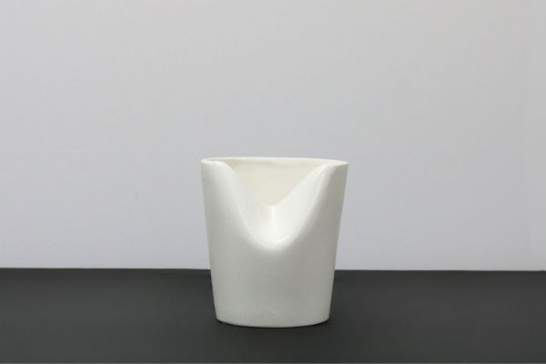 Picture of Test No Order - CERAMIC Folded Top Tapered Vase