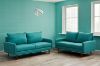 Picture of Test No Order - ZEN 3/2 Seater Fabric Sofa Range with Solid Wood Legs (Green)