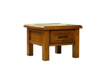 Picture of Test No Order - FLINDERS 1-Drawer Solid Pine Wood Lamp Table