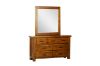 Picture of Test No Order - FLINDERS Solid Pine Wood Dressing Table with Mirror