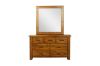 Picture of Test No Order - FLINDERS Solid Pine Wood Dressing Table with Mirror