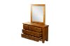 Picture of Test No Order - FLINDERS Solid Pine Wood Dressing Table with Mirror