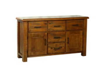 Picture of Test No Order - FLINDERS 2DR 5DRW Solid Pine Wood Sideboard/Buffet 