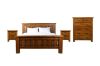 Picture of Test No Order - FLINDERS 4PC/5PC/6PC Solid Pine Wood Bedroom Combo in Queen/Super King Size