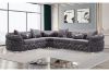 Picture of Test No Order - PIEDMONT Chesterfield Velvet Sectional Sofa (Grey)