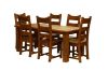 Picture of Test No Order - FLINDERS 7PC Solid Pine Wood Dining Set - 210CM