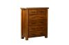 Picture of Test No Order - FLINDERS 6-Drawer Solid Pine Wood Tallboy 